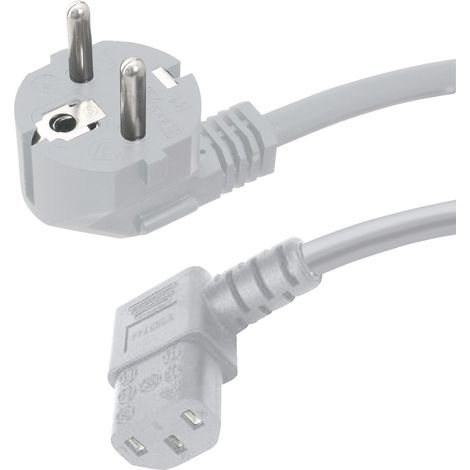 HAWA 1008239 Kaltgeräte Anschlusskabel Grau 2.50 m