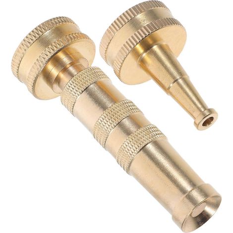 Garden Hose Nozzle Sprayer Brass for Multipurpose Use 2Pcs (1/5)