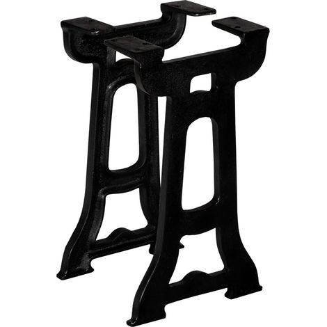 2 pieds de banc, cadre en Y, fonte (1/5)