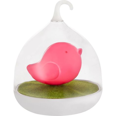 LED Vogel Tisch Lampe pink Touch Dimmer USB Deko Wohn Zimmer Leuchte Globo 28038P
