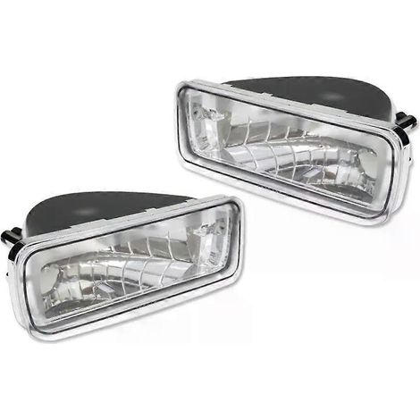 Boîtiers de clignotants avant à lentille fumée/transparente avec feux de jour pour Chevrolet Camaro 1985-1992 (ampoules et douilles non incluses). Accessoires auto. (1/5)