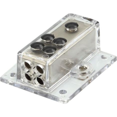 Distribuidor de potencia ACV 1 x 20 mm² / 4 x 10 mm² Plata (1/2)