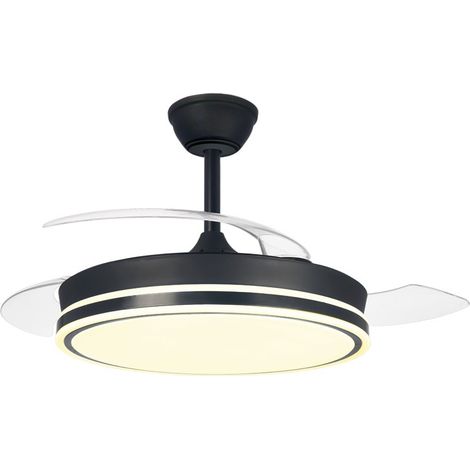 Deckenventilator mit Licht 45W LED DC Motor einklappbare Blätter (1/5)