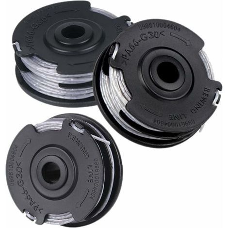 Confezione da 3 Bobine per Tagliaerba Bosch Art 24 27 30 30-36 Li 18 M 1,65 Mm (1/5)
