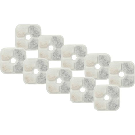 vhbw 10x Filter compatible with Catit PIXI Drinking Fountain for Cats, Dogs - Filter Element