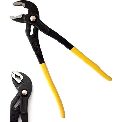Pinza chiave a pappagallo regolabile 185mm cromo vanadio manico antiscivolo