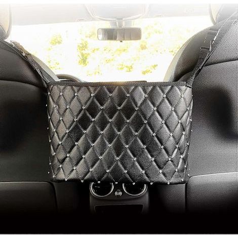 Car Pocket Handbag Holder, Rear Seat Pet Kids Barrier, Mother's Day Gift, Cell Phone, ID Pocket (1/5)