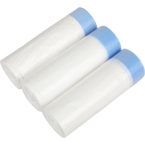 3 rouleaux de sacs à litière pour chat - Sacs à litière pour chat - 15 sacs par rouleau - 72,2 x 30 cm (1/4)