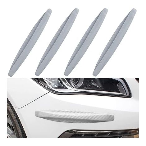 Bandes Adhésives Anti-Rayures pour Pare-Chocs de Voiture Universelle Bande de Caoutchouc Protecteur Anti-frottement Garde (Gris) (1/5)