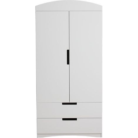 Armoire 2 portes enfant blanche Klaki (1/5)