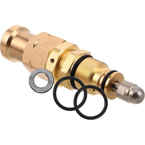 Vanne de Régulation Laiton pour Pompe Haute Pression Valve de Décharge Réglable pour Nettoyeurs Haute Pression Domestiques et Professionnels Contrôle Précis pour Nettoyage (1/5)