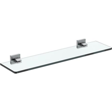 Etagère en verre IOM SQUARE 500x135x45mm chromé IDEAL STANDARD