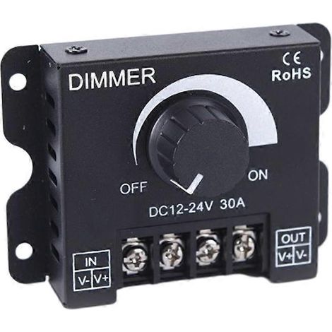 Bouton de réglage de la luminosité, interrupteur marche/arrêt, variateur PWM pour variateur (1/5)