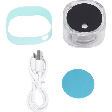 Wiederaufladbarer Kaffeezerstäuber per USB mit magnetischem Boden und transparentem Silikondeckel. (1/5)