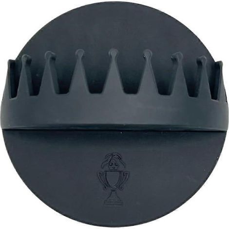 Trap Queen, attrape-cheveux, collecteur de cheveux à ventouse mural. Attrape-cheveux en silicone pour bain et douche (noir) (1/5)