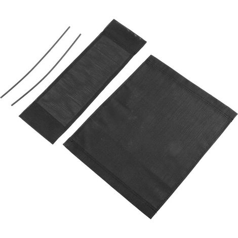 Housse de Remplacement pour Chaise Pliante de Jardin 47 X 38 Cm et 52 X 16 Cm, Tissu de Rechange Noir pour Chaise de Réalisateur, Toile Résistante et Facile D’entretien,