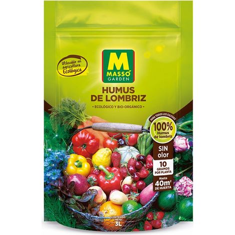 Masso Garden Humus 100% Lombriz 3 L Bio