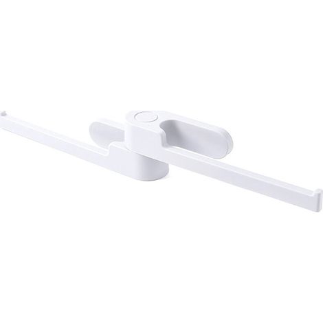 Organisateur de stockage de cintre, sans poinçonnage, organisateur de cintre de balcon multifonctionnel, blanc (1/5)