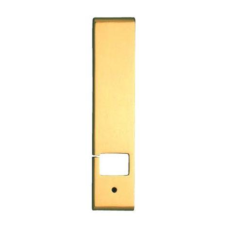 PLACCA AVVOLGITORE INCASSO COTTALI  MM 53X240 OTTONE LUCIDO