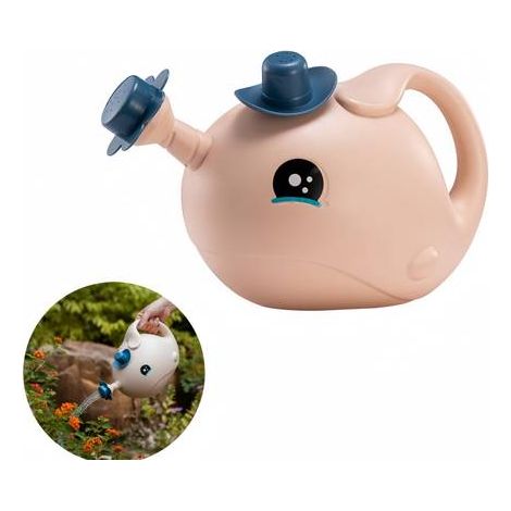 Arrosoir 1.2L Rose - Bec Long Amovible, Pomme Douche, Plantes Intérieur/Extérieur, Design Moderne (1/5)