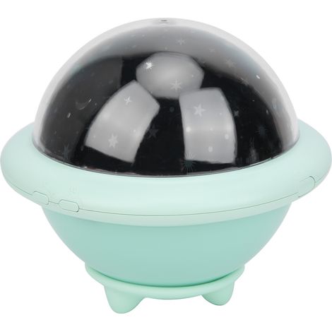 Veilleuse LED USB avec projection ciel étoilé, océan et univers - Cadeau d'anniversaire pour enfant - Verte (1/5)