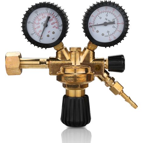 SWANEW Riduttore di pressione Riduttore di pressione MIG MAG TIG Regolatore di pressione Argon Co2/azoto gas di protezione (1/3)
