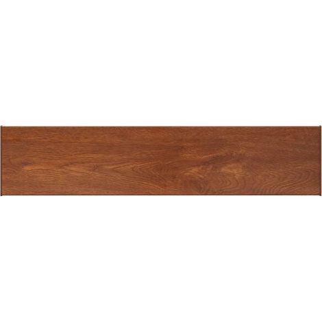 Appuis de fenêtre en bois brun, 160 x 35 x 4,5 cm, en PVC. (1/5)