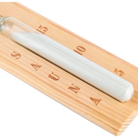 Sablier de Sauna en Bois - Minuteur 15 Minutes pour Spa et Hammam - Accessoire Décoratif