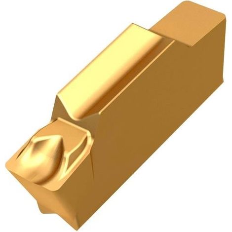 Drehwendeschneidplatte ISO LCMR 031602-CM:T8330 Breite 6mm PVD beschichtet Gold (1/2)
