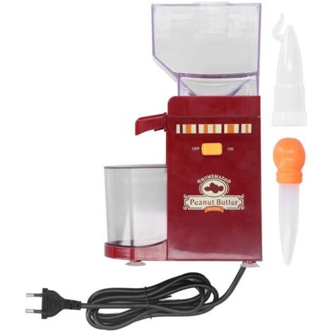 Machine à beurre de cacahuètes, broyeur de grains électrique domestique antidérapant, Machine à noix de sésame pour arachides, amandes, noix de cajou, noisettes, prise ue 220V