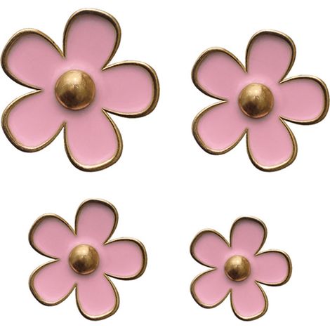 Clip Ventilation Auto - Fleur De Pâquerette - Pour Diffuseur Parfum - Compatible Tous Grilles De Climatisation - Lot De 8 (1/5)