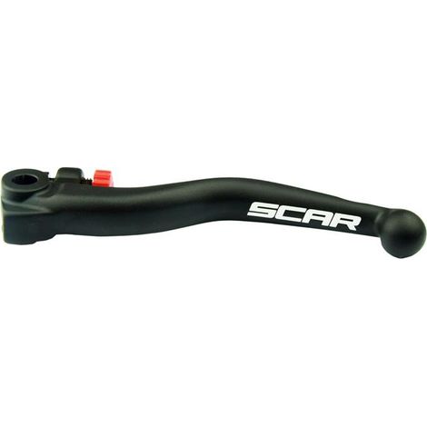 Palanca de embrague SCAR NEW RACING (OEM) para GasGas TE 150I/250I/300I '22-'24, MC 120/250 '23-'26, EC 250-300 '21-'26, EC 350F-350F '21-'26, EC 450F/500F '24-'26. Color negro.