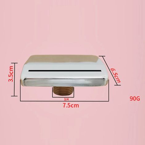 Fontaine d'eau carrée (1 pièce) en acier inoxydable 304, avec cascade et aérateur décoratifs pour jardin, piscine et spa. Idéale pour la décoration extérieure. (1/5)