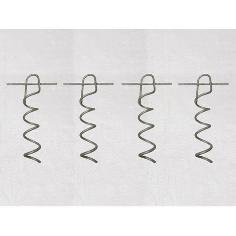 x4 Galvanised Screw Pickets - Caravan Anchor Security Tether (1/2)