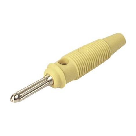 Hirschmann Test & Measurement BUELA 30 K Fiche banane mâle, droit Ø de la broche: 4 mm jaune 1 pc(s) (1/3)