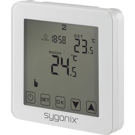 Sygonix SY-4961570 Touch 2 Thermostat d'ambiance encastré programme hebdomadaire 1 pc(s) W674632 (1/5)
