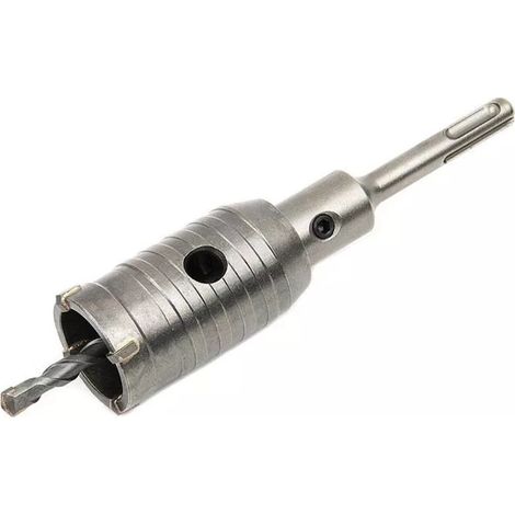 Fresa Tazza Carotatrice 50 Mm Asta Prolunga 9 Cm Per Trapano Attacco Sds Plus (1/4)