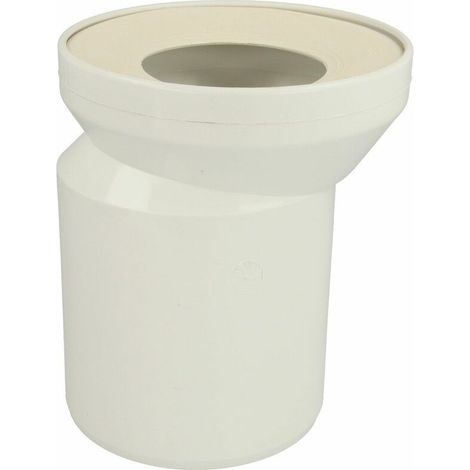 Raccord WC excentré DN110 - 15mm blanc-alpin