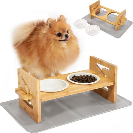 GAMELLE POUR CHIEN/CHAT/ANIMAL DOMESTIQUE PJ-082 BEIGE
