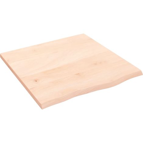 Étagère murale 60x60x2 bois de chêne massif non traité