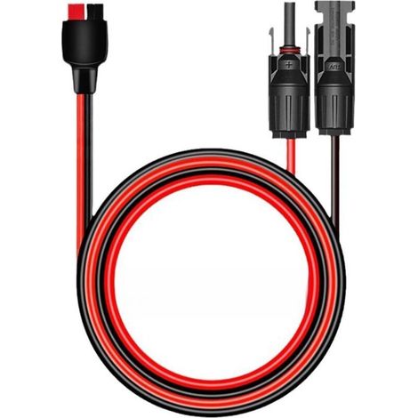 Rallonge étanche pour panneaux solaires, 10 AWG, 50 A, 600 V, adaptée aux centrales électriques et aux générateurs, longueur 1 mètre. (1/5)