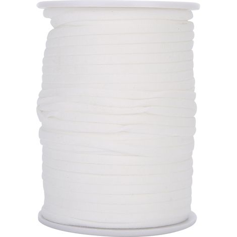 Bande élastique de 4 mm de large et 60 yards de long, accessoire en nylon pour manches, encolures, shorts et jupes (1/5)
