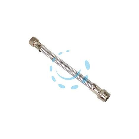 FLESSIBILE INOX M1/2 - F3/8 - M 1/2" F 3/8" cm.50