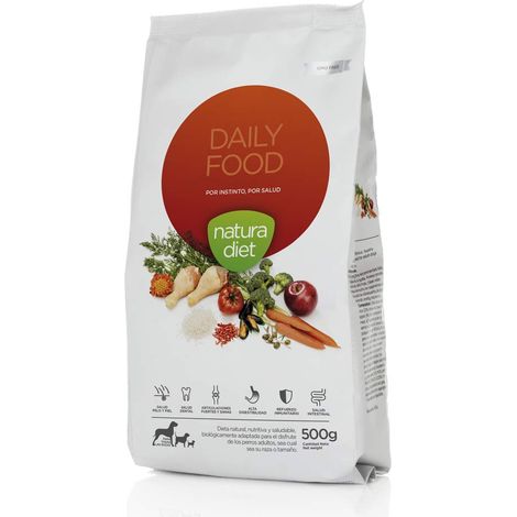 NATURA DIET ALIMENTATION QUOTIDIENNE POUR CHIEN 500 g (1/2)