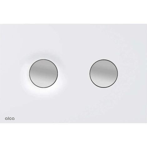 Alca Dot.Dot. - Comando a filo, bianco opaco/cromo M1976-2 (1/2)