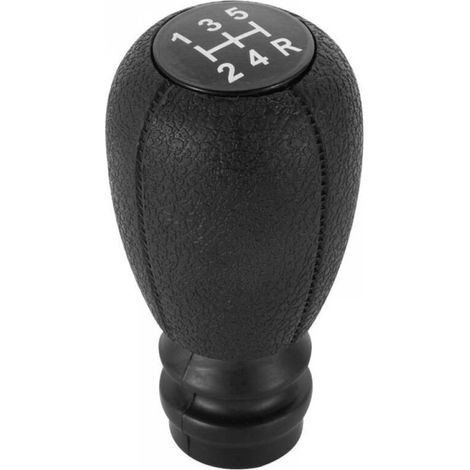 Convient pour Peugeot 307308 Citroën C2C3 pommeau de levier de vitesse handball accessoires de conduite transfrontalière, noir-DOU