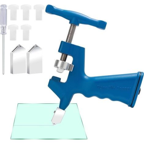 2-in-1 Glass Cutter for Glass Tiles and Mirrors, Professional Glass Cutting Tool Set, Tile Cutter, DIY Glass Cutter (1/5)