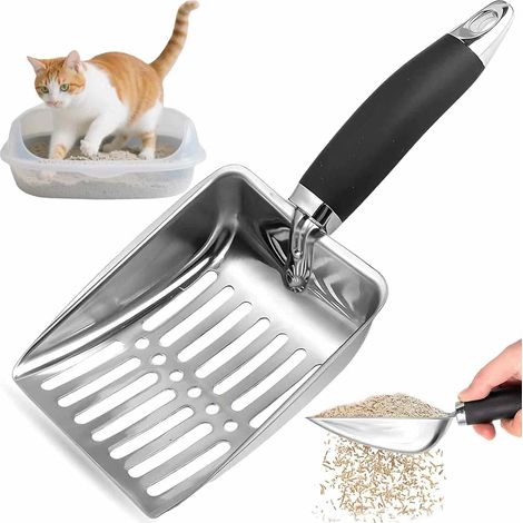 Pelle inox mailles 5 mm, facile entretien, usage chats/chien, noire