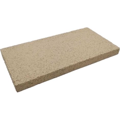 Dalle réfractaire dense 500 x 200 x 30 mm - 30 % d'alumine (1/2)