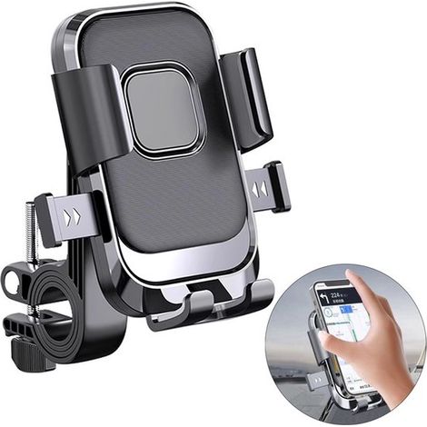Support téléphone vélo – Universel – 360° rotatif – Verrouillage de sécurité – Smartphone – Compatible (1/5)
